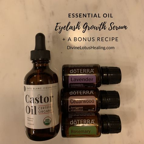 Try this easy to make, simple ingredient essential oil eyelash growth serum recipe! Divine Lotus Healing blog. High quality essential oils. Diy Eyelash Growth Serum, Serum Recipe, Hair Growth Inhibitor, Diy Serum, Biotin Hair Growth, Biotin Hair, Eyelash Growth Serum, Essential Oils For Hair, Eyelash Serum