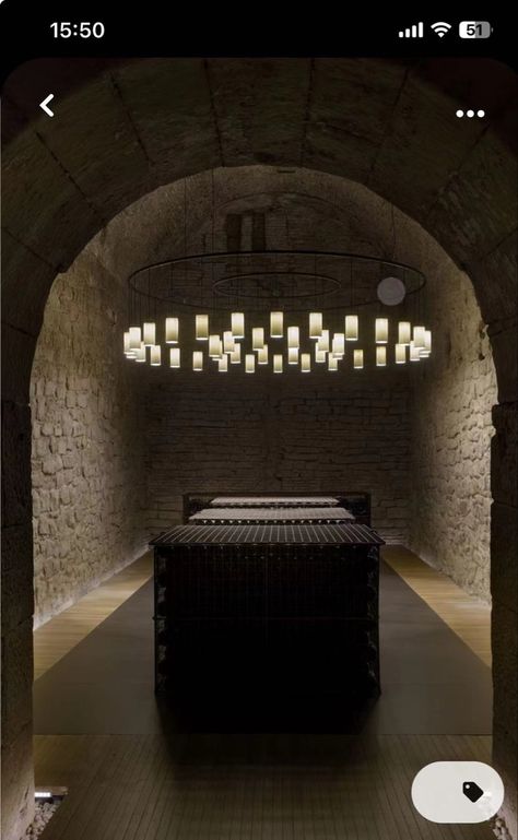 Rioja Spain, Wine Rooms, Winery Tasting Room, Wine Cave, Exhibition Room, Wine Tasting Room, Natural Stone Wall, Wine Cellar Design, Santa Cole