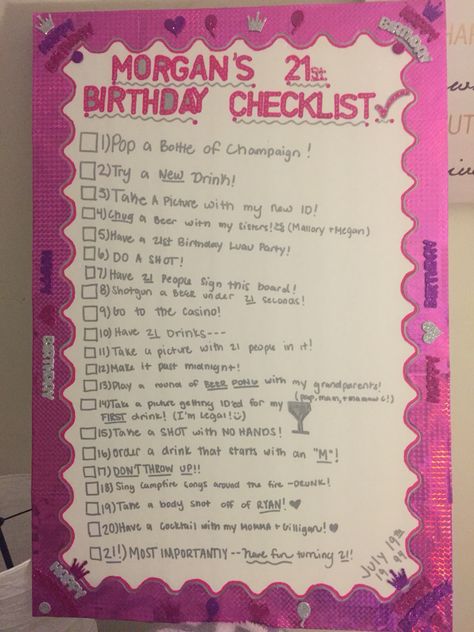 21 Birthday List Things To Do, 21 Birthday To Do List, 21st Birthday Checklist Ideas, 21 Before 21 List, 21 Birthday Trip Ideas, 21st Birthday Bucket List, 21st Birthday Itinerary, 21st Checklist, 21st Birthday Wishlist