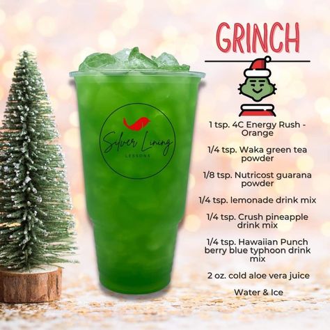 Green Gusher Loaded Tea, Zipfizz Drink Recipes, Lotus Drinks, Christmas Teas, Swig Drinks, Drink Hacks, Lotus Recipe, Water Tok, Flavored Water Drinks