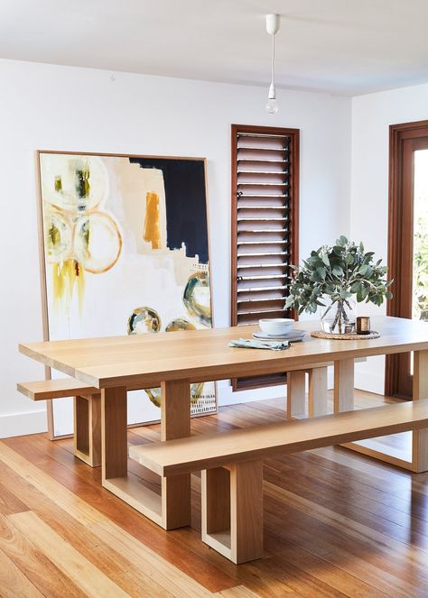 Timber Dining Table, Diy Dining Table, Diy Dining, Elegant Dinner, Dining Table Design, Wooden Dining Tables, Step Inside, Dining Room Design, Dinner Parties