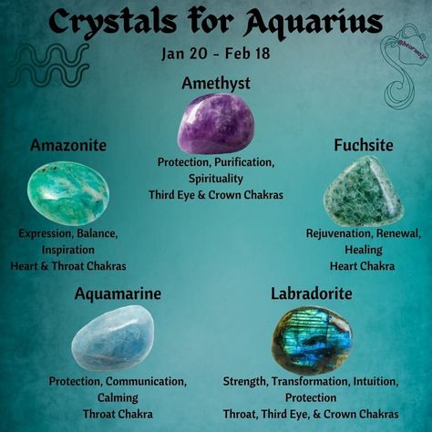 Gaia Empath Aquarius, Crystals For Aquarius Zodiac, Crystal For Aquarius, Best Crystals For Aquarius, Aquarius Crystals Stones, Aquarius Eyes, Aquarius Stones And Crystals, Aquarius Birth Stone, Stones For Aquarius