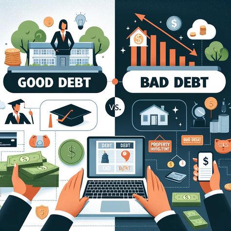 Debt often carries a negative connotation, especially when discussed in personal finance circles. However, not all debt is detrimental. In this blog post, we aim to demystify the concept of debt, particularly focusing on the nuances of 'good' and 'bad' debt. This is especially crucial for women and minorities, groups traditionally underserved in financial literacy and empowerment. By understanding and leveraging debt wisely, they can transform their financial landscapes. Bad Debt, Family Office, Improve Your Credit Score, Management Strategies, Debt Management, Good And Bad, Investment Advisor, Empower Yourself, Financial Health