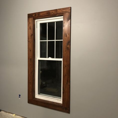 Rough sawn cedar with mahogany stain. Cedar Window Trim, Window Trim Ideas, Dark Trim, Trim Ideas, Mahogany Stain, Cedar Shingles, Iphone Homescreen Wallpaper, Window Trim, Homescreen Wallpaper