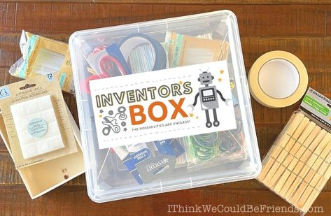 Diy Boy Gifts, Kids Craft Box, Christmas Gift For Kids, Giving Gifts, Diy Science, Homemade Toys, Operation Christmas Child, Cadeau Diy, Inventors