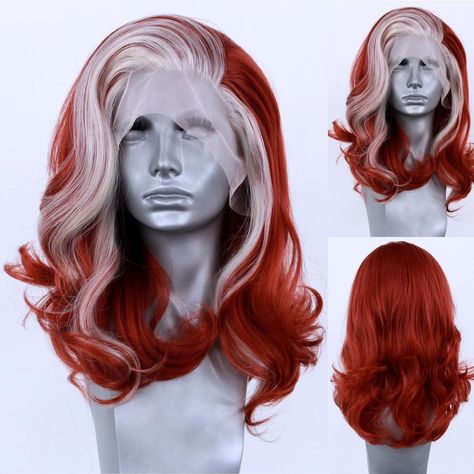 Webster Wigs, Drag Wigs, Core Fashion, Wig Ideas, Red Wigs, Copper Red, Lady Grey, Cherry Bomb, Hair Reference