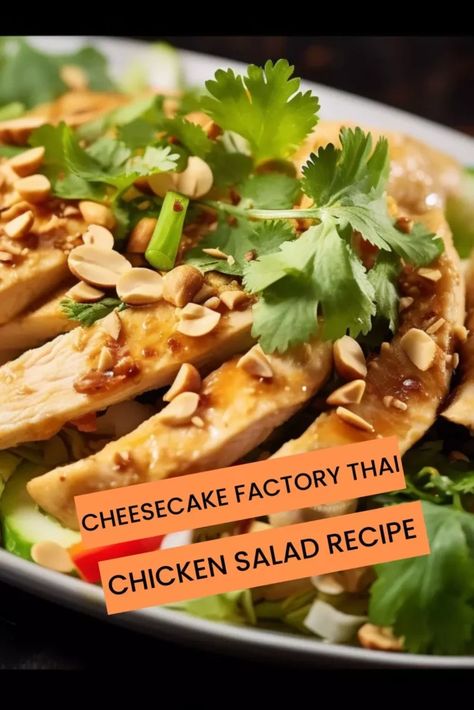 Last Updated on September 29, 2023 Are you a fan of The Cheesecake Factory? If so, we’ve got the perfect dish for you! With this easy-to-follow Thai Chicken Salad guide from The Cheesecake Factory, you can recreate that restaurant-quality meal right in your own kitchen. This salad is packed with flavorful ingredients and a delicious ... <a title="Cheesecake Factory’s Thai Chicken Salad Recipe – Hungarian Chef" class="read-more" href="https://hungarianchef.com/cheesecake-factorys-... Cheesecake Factory Copycat Recipes Chicken Salad Sandwich, Cheesecake Factory Bbq Chicken Salad, Cheesecake Factory Chicken Salad Sandwich Recipe, Cheesecake Factory Asian Chicken Salad, Thai Chicken Salad Cheesecake Factory, Cheesecake Factory Thai Chicken Salad, Salad Guide, Thai Chicken Salad, Cheesecake Factory Recipes