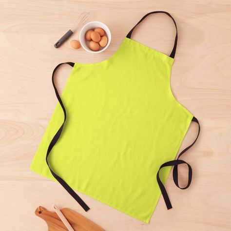 Get my art printed on awesome products. Support me at Redbubble #RBandME: https://www.redbubble.com/i/apron/Lemon-Yellow-Solid-Yellow-by-Gsallicat/53855838.6ZXWR?asc=u Yellow Apron, Green Apron, Yellow Ombre, Green Socks, Cute Aprons, Custom Aprons, Solid Color Backgrounds, Pistachio Green, Canary Yellow