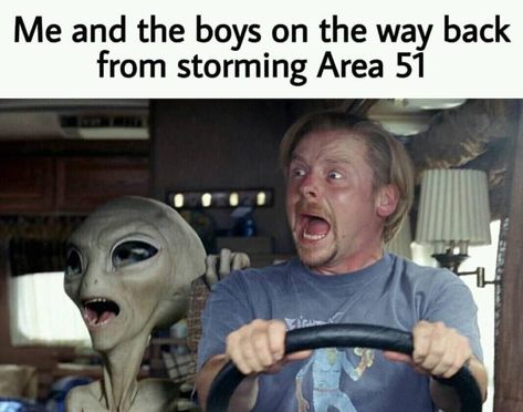 32 Funny Area 51 Memes Because This is a Thing Now - Paul Alien, Paul The Alien, Diego Peretti, Simon Pegg, Aliens Movie, Robert Redford, The Way Back, Area 51, Funny Bunnies