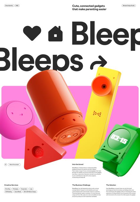 Bleep Bleeps® brand identity on Behance Desain Buklet, 타이포그래피 포스터 디자인, 카드 디자인, 3d Video, Contents Design, 3d Texture, Book Layout, Typography Logo, Brand Packaging