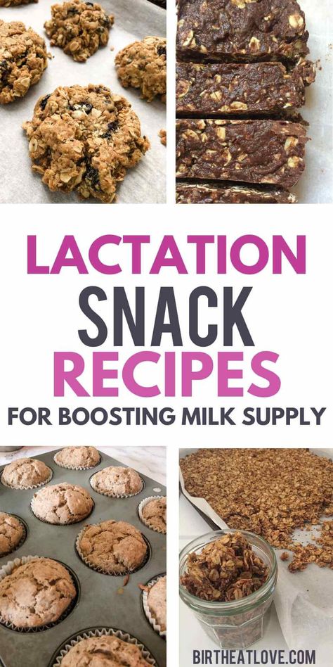 Foods That Help Milk Supply, High Protein Lactation Snacks, Oatmeal Lactation Recipes, Postpartum Lactation Snacks, Diy Lactation Recipes, Milk Boosting Recipes, Best Snacks For Labor And Delivery, Healthy Lactation Snacks, Easy Lactation Recipes