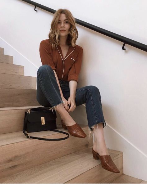 Pretty Little Fawn, Looks Jeans, Personal Style Inspiration, Current Fashion, Rachel Comey, Casual Fall Outfits, Casual Style Outfits, Style Chic, Looks Vintage