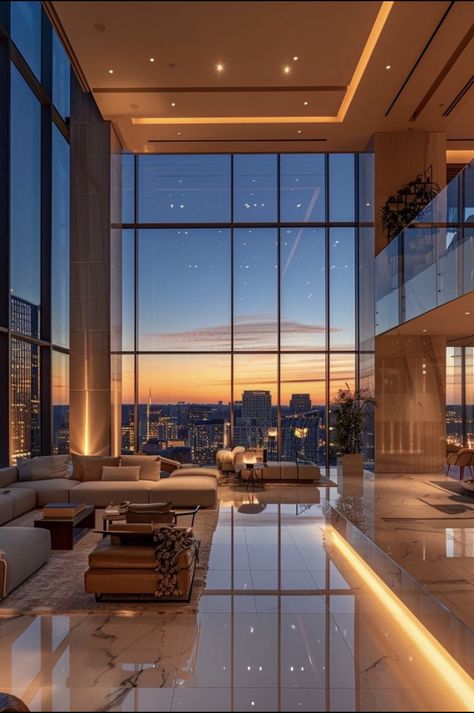 Expensive Apartment Interior, New York Luxury Apartment Aesthetic, Dream House Interior Aesthetic, Luxurious Living Room Interior, Hollywood House Aesthetic, Expensive Apartment Aesthetic, Luxury Lifestyle Apartments, Big Luxury Apartment, Condo Decorating Ideas Living Room