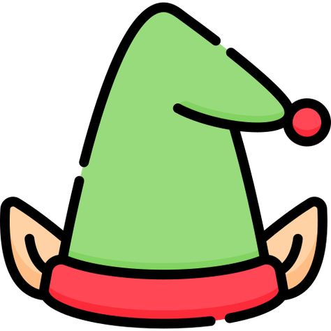 Simple Elf Drawing, Elf Hat Drawing, Elf Doodle, Elf Drawing, Gnome Hats, Elf Hats, Elf Drawings, Holiday Worksheets, Affordable Christmas Gifts