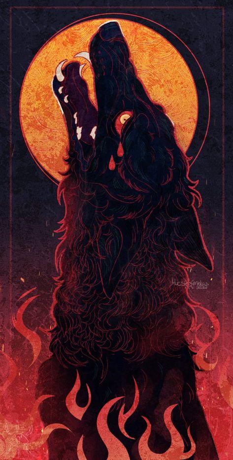 Shadow Wolf, Wolf Illustration, Werewolf Art, Canine Art, Arte Obscura, Creepy Art, A Wolf, Wolf Art, Arte Horror