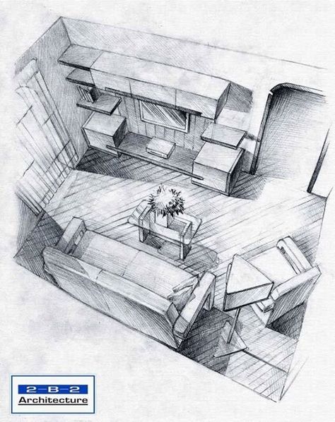 Living room top view sketch Living Room Top View, Croquis Architecture, Colour Interior, Drawing Interior, Simple Sketch, Interior Design Sketch, Interior Design Sketches, Pencil Shading, Interior Sketch