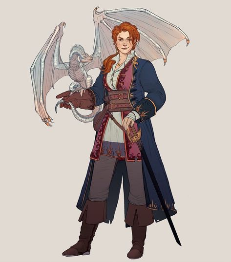 Pathfinder Iconic Characters, Pirate Dnd Art, Dnd Drakewarden, Dnd Pirate Female, Pirate Outfit Female Drawing, Guard Character Design, Bard Outfit Female, Dnd Bard Outfit, Pirate Oc Art