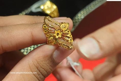 Many of you have been asking us about 2 grams gold ring price for a long time. 2 Gram Gold Ring, Gold Ring Price, Latest Gold Jewellery, Gold Finger Rings, Wealthy Women, Big Jewelry, How To Look Rich, Gold Ring Designs, Finger Rings