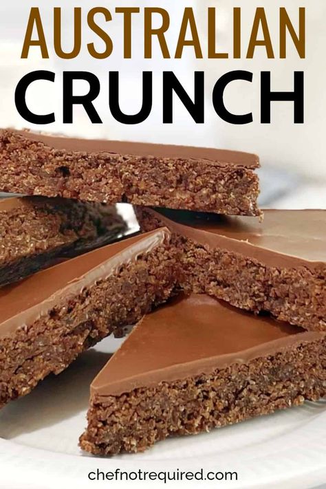 Chocolate Coconut Slice, Rice Bubbles, Crunch Recipe, Coconut Slice, Aussie Food, Chocolate Slice, Tray Bake Recipes, Crunch Bar, Chocolate Crunch