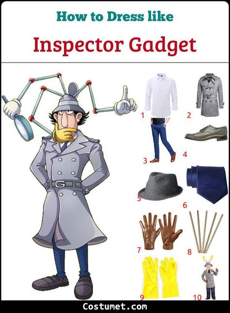 Inspector Gadget And Penny Costume, Penny Costume, Inspector Gadget Penny, Inspector Gadget Costume, Detective Costume, Creative Costume Ideas, Diy Fantasia, Halloween Costumes 2022, Costume Carnaval