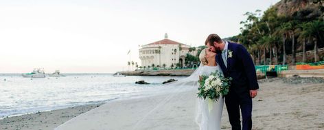 Descanso Beach Weddings | Catalina Island | Visit Catalina Island Descanso Beach Club Wedding, Catalina Wedding, Citadel Beach Club Weddings, Carmel By The Sea Wedding Venues, La Jolla Cove Hotel Wedding, Descanso Beach Club, Beachside Wedding, Ocean Resort Casino Atlantic City, Lush Lawn