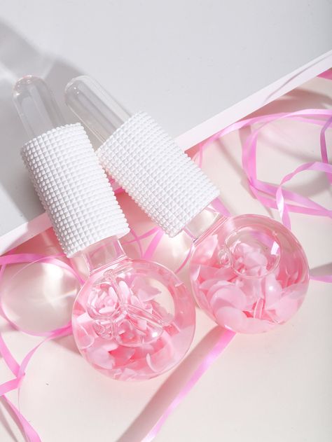 Ice Globes, Facial Massage Tool, Gel Beads, Baby Pink Aesthetic, Spa Day At Home, Facial Roller, Beauty Boutique, Face Massage, Massage Tools