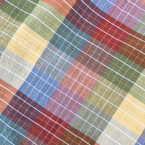 madras – ace&jig Ace Jig, Ace And Jig, Plaits, Textiles, Plaid, Yarn, Embroidery, Collage, Pattern