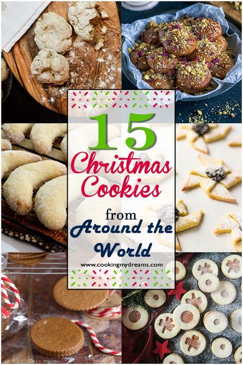 Cookies From Around The World, Christmas Cookies Ideas, Traditional Christmas Cookies, Desserts Around The World, Italian Christmas Cookies, Around The World Food, Christmas Platter, Cookies Ideas, Italian Christmas