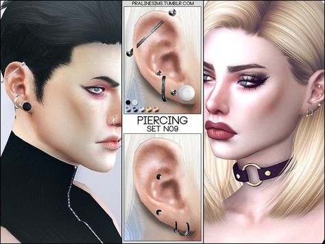 Piercings for all genders in 10 colors  Found in TSR Category 'Sims 4 Female Earrings' Sims 4 Piercings, Sims 4 Tattoos, Play Sims 4, Sims 4 Cc Shoes, Sims 4 Cc Makeup, Sims 4 Cc Skin, Play Sims, Sims 4 Mm, The Sims 4 Download