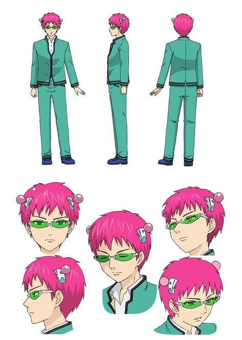 Kusuo Saiki, Psi Nan, Saiki K, Anime News, Saiki Kusuo, Brush Drawing, What To Draw, Anchovies, Character Sheet