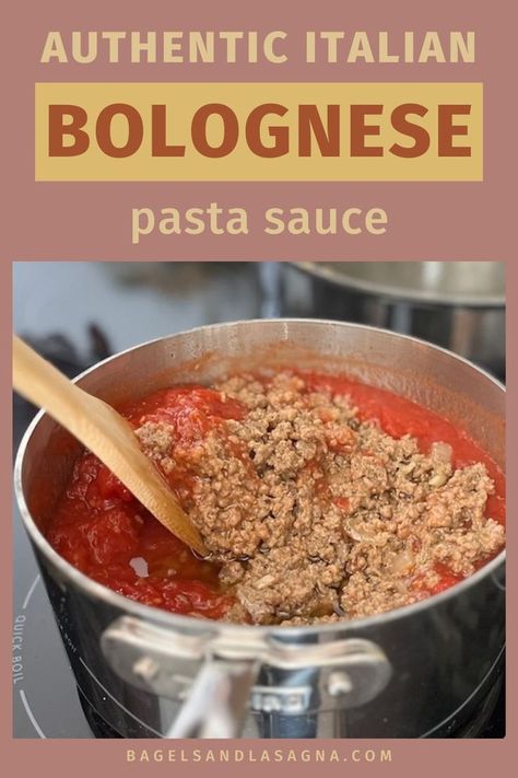 Bolognese is an authentic Italian pasta sauce or gravy if you like that is red or tomato-based and features ground beef. It is easy to make from scratch. Bolognese Sauce With Fresh Tomatoes, Ground Beef Bolognese Sauce, Pasta With Sauce Recipes, Traditional Bolognese Sauce, Italian Bolognese Sauce Authentic, Authentic Italian Pasta Sauce, Easy Bolognese Sauce, Italian Bolognese Sauce, Italian Bolognese