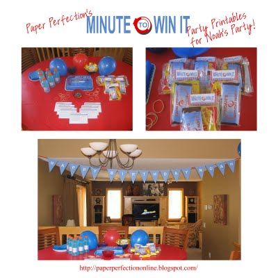 Minute to Win it! party ideas - FREE PRINTABLES - Minute To Win It Party, It Birthday Party, Win Lose Or Draw, Building Games For Kids, Kids New Years Eve, It Party, Minute To Win, 21st Party, Minute To Win It Games