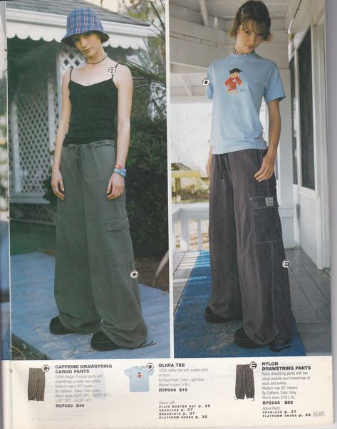 Sup Girl, Cool Fits, 2000s Fashion, Mode Inspiration, Drawstring Pants, Looks Vintage, Mode Outfits, Look Cool, 90s Fashion