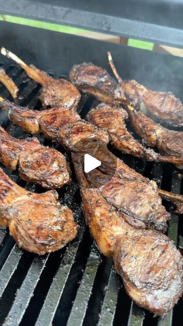 Justin Aviles on Instagram: "🤘🏽GRILLAPALOOZA🤘🏽 — LAMB CHOPS, STEAKS, GRILLED BEGGIES WITH RAMP BUTTER, AND RICE 😭
.
what are you bringing to the bbq/cookout?" Happy Orthodox Easter, Bbq Lamb Chops, Grilled Lamb Chop Recipes, Maldon Salt, Bbq Lamb, Grilled Lamb Chops, Bbq Cookout, Lamb Chop Recipes, Orthodox Easter