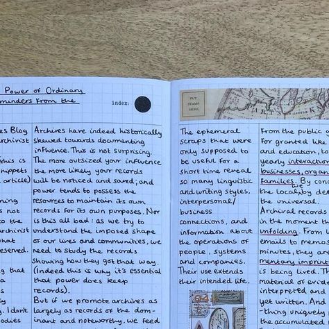 Georgia on Instagram: "Commonplace pages📚 I love a good margin and collection of information from various sources. I’ve only just realised how nice it is to look back at my field notes book and see all the things I was thinking about and making lists for.  #commonplacebook #commonplacing #travelersnotebook #fieldnotescommons" Creative Commonplace Book, Digital Commonplace Book, Commonplace Book Layout, Commonplace Book Aesthetic, Common Place Notebook, How To Index A Commonplace Book, Commonplace Notebook, Notes Book, Making Lists