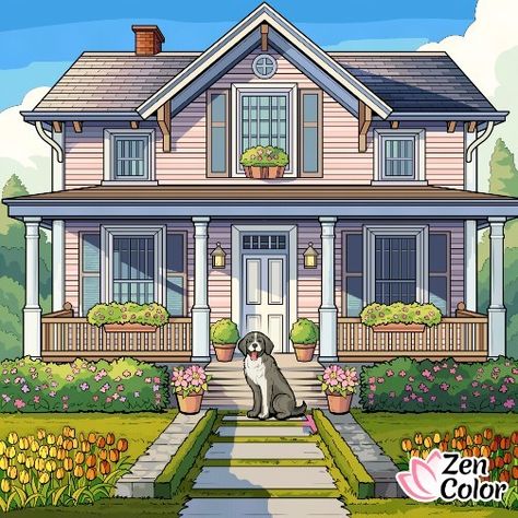 Small Suburban House, Suburban Houses, Suburban House, Student House, American House, Starter Home, Bloxburg House, Digital Art Girl, House Room