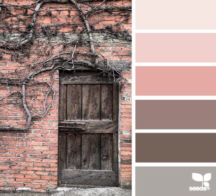 Rustic tones                                                                                                                                                                                 More Design Seeds Color Palette, Seeds Color Palette, Beige Headboard, Seeds Color, Nature Color Palette, Bedroom Color Schemes, Rustic Colors, Design Seeds, Color Palette Design