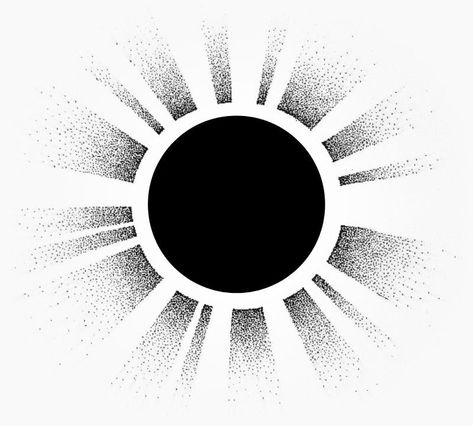 Sun Eclipse Tattoo, Black Out Tattoo Sun, Total Solar Eclipse Tattoo, Sun Rays Tattoo Design, Black Circle Tattoo, Sun Rays Tattoo, Eclipse Tattoo, Japanese Leg Tattoo, Band Tattoos For Men