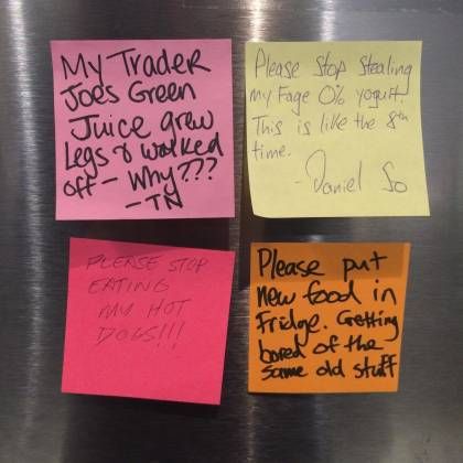 Passive Aggressive Notes from the Office | Funny Work Memos Annoying Co Workers, Office Fridge, Harmless Pranks, Office Pranks, Office Notes, Funny Note, Post Its, This Is Your Life, Passive Aggressive