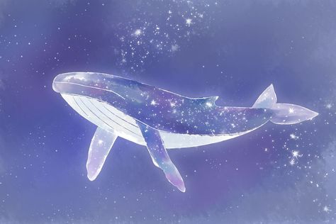 Purple Whale, Cute Wallpaper For Laptops, Space Whale, Cute Laptop Wallpaper, Aesthetic Purple, Music On Spotify, Cute Whales, Cute Desktop Wallpaper, Whale Art