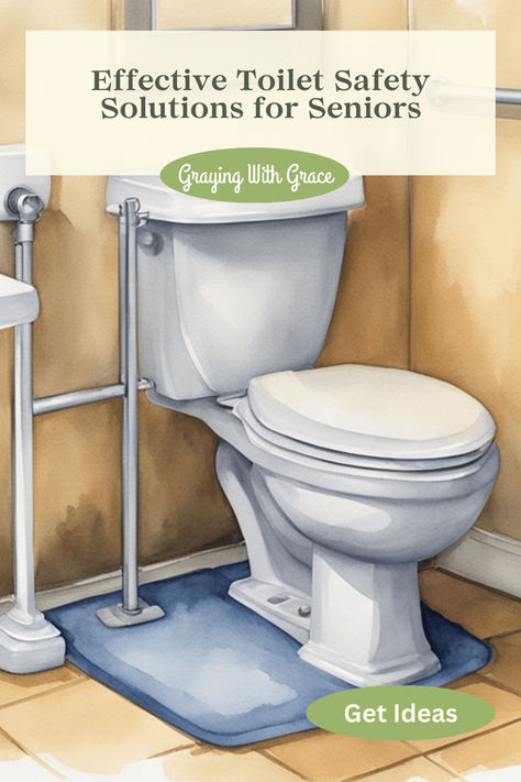 We share stories about life-changing toilet safety solutions for seniors. Click to learn from our guide. #ToiletSafety #SeniorCare Bathroom Safety Bars, Home Safety For Seniors, Toilet Safety Rails, Shower Safety Grab Bar, Bath Safety, Bathroom Safety, Senior Care, Life Changes