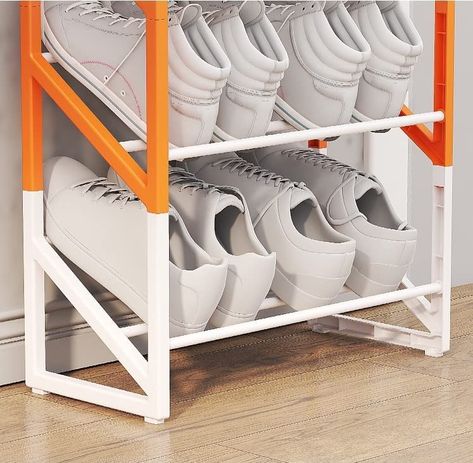 Buy TONSYL 4 Tiers Shoe Rack Multifunctional Collapsible Stainless Steel -Shoe Storage Rack Small Shoe Storage Shelf Footwear Bedroom, Entrywayar Boot Trainer Storage Rack Holds Slipper Chappal Stand at Best price Now - 2023 Check more at https://shopnow.americawebmart.com/buy-tonsyl-4-tiers-shoe-rack-multifunctional-collapsible-stainless-steel-shoe-storage-rack-small-shoe-storage-shelf-footwear-bedroom-entrywayar-boot-trainer-storage-rack-holds-slipper-chappal-stand/ Chappal Stand, Slim Shoe Storage, Shoe Rack For Home, Shoes Shelf, 4 Tier Shoe Rack, Shoe Organiser, Steel Shoes, Organizer Shelf, Shoe Storage Rack