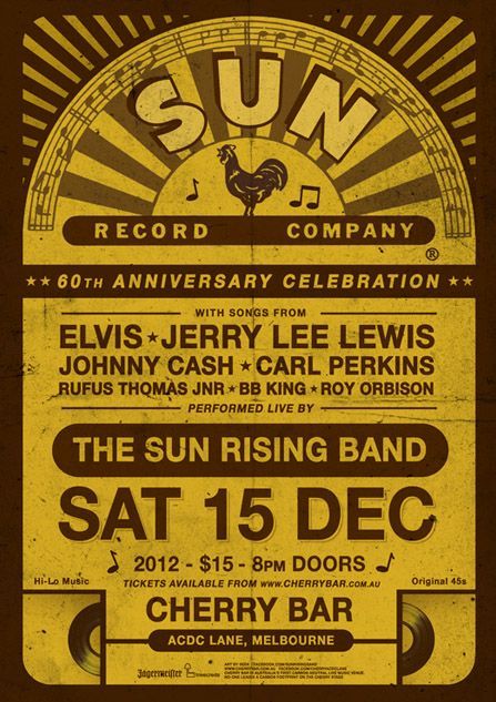 Sun Records Rockabilly Music, Sun Records, Music Concert Posters, Vintage Concert Posters, Vintage Music Posters, Jerry Lee Lewis, Jerry Lee, Sun Rising, Classic Rock And Roll