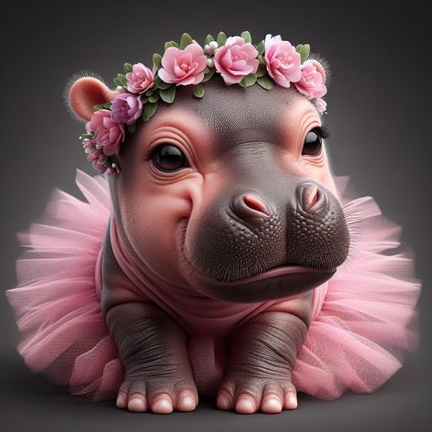 Cute Hippo Wallpaper, Christmas Wallpaper Iphone Cute, Mythical Creatures Fantasy, Monkey Pictures, Cute Hippo, Cute Animal Clipart, Cute Fantasy Creatures, Cute Monkey, Cute Cartoon Animals