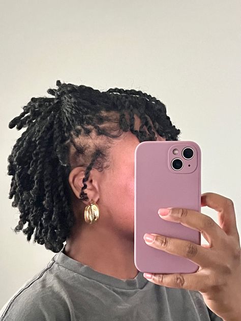 Twists Styles For Natural Hair, Short Bob For Black Women Natural, Styles For Short Mini Twists, Very Short Twists Natural Hair, Short Natural Twists For Black Women, Small Twists Natural Hair Short Hair, Mini Twist On Short Natural Hair, Short 4c Styles, Twa Mini Twists