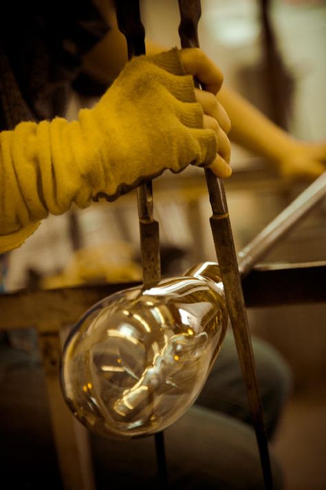 Glassblowing Aesthetic, Glass Blowing Aesthetic, Glass Art Aesthetic, Interior Design Lighting, Lighting Interior Design, Hand Blown Glass Lighting, Glassblowing Studio, Blown Glass Lighting, Art Of Glass