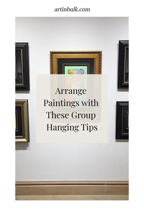 Looking to elevate your home decor? Learn the best practices for hanging art in groups with these expert tips! Whether you're a seasoned gallery wall pro or a DIY enthusiast, mastering the rules for hanging paintings in groups can make all the difference. From arranging pieces by size and shape to maintaining proper spacing, discover how to create visually stunning displays that showcase your unique style. Say goodbye to bare walls and hello to an artful display that speaks volumes about your ta Hanging Paintings On The Wall, Horizontal Paintings, Artwork On Wall, Horizontal Painting, Hang Art, Hanging Paintings, Modern Canvas Art, Oil Painting Reproductions, Art How