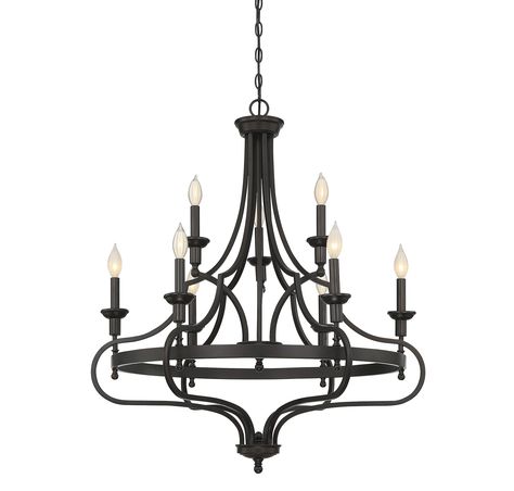 Sheilds 9 Light Chandelier Savoy House Chandelier, House Chandelier, 12 Light Chandelier, Savoy House Lighting, Empire Chandelier, Farmhouse Inspiration, Candle Cover, Bronze Chandelier, Candle Style Chandelier