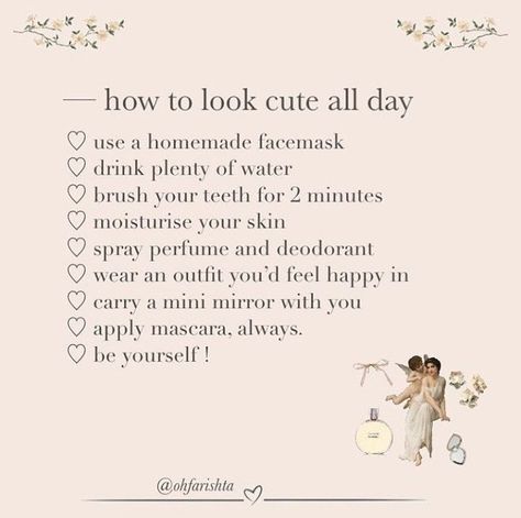 Etiquette And Manners, Angel Aesthetic, How To Apply Mascara, Classy Aesthetic, Glow Up Tips, Princess Aesthetic, Girl Tips, Self Care Activities, Self Improvement Tips