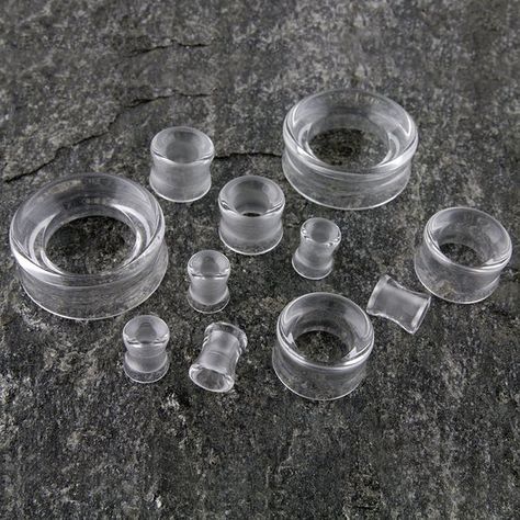 Glass Gauges, Glass Tunnel, Plug Earrings, Pismo Beach, Gauged Earrings, Ear Gauges, Plugs Earrings, Gauges Plugs, Pin Cushions